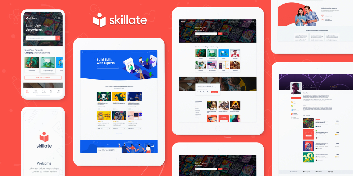 Introducing Skillate: The Perfect Theme for Your WordPress LMS Course Marketplace