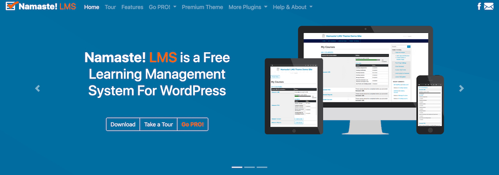 Namaste!LMS WordPress Plugin