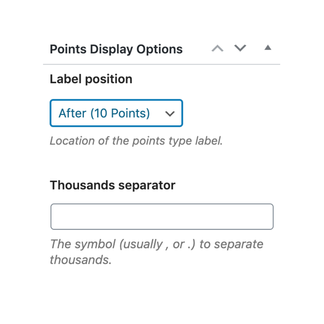 GamiPress Point Display & Level Setting