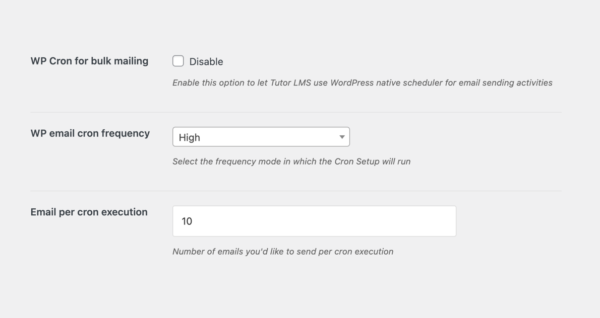 Improved Queuing system for Tutor LMS announcement and content drip email new feature