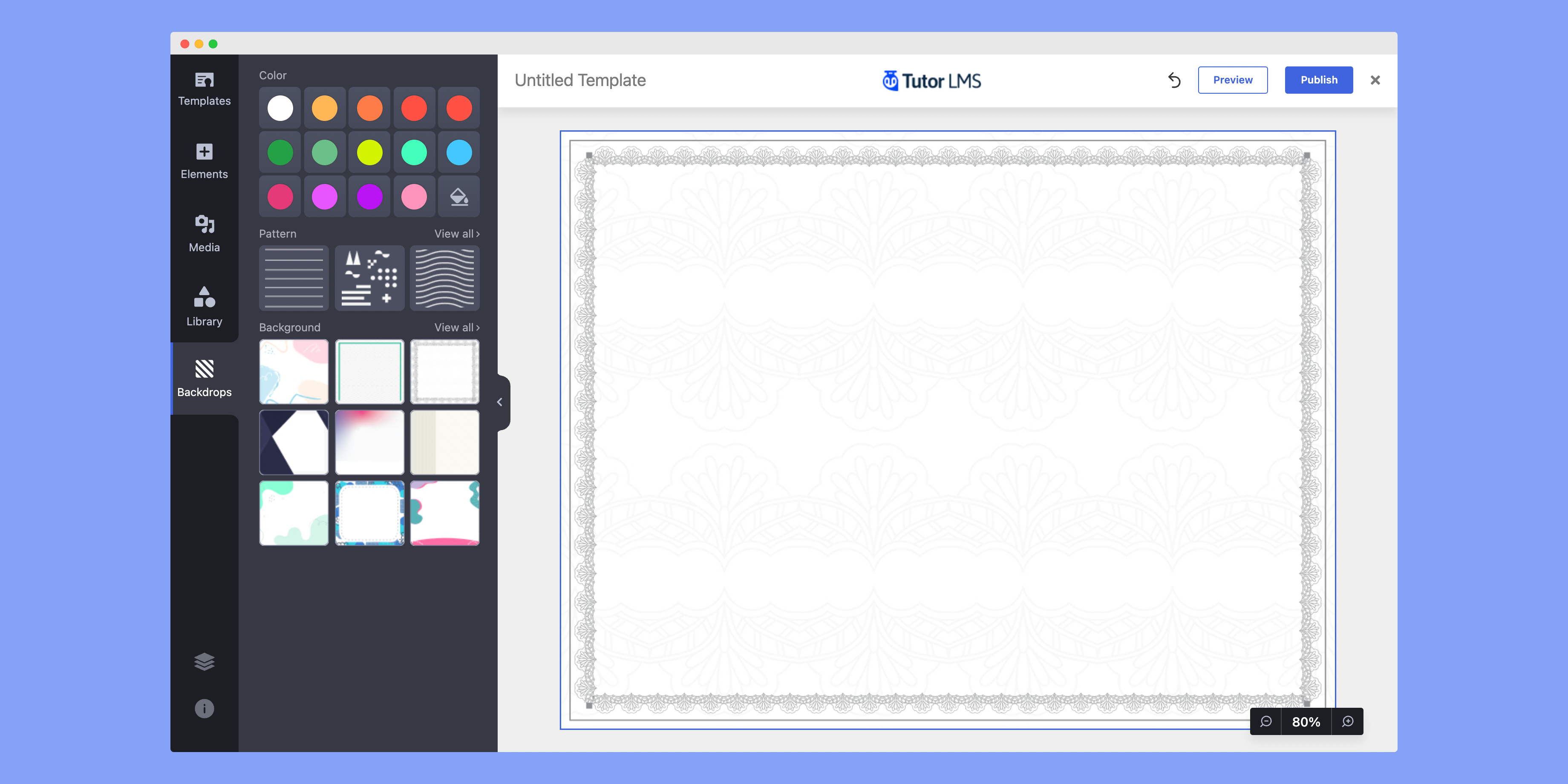 Designing Certificate from Scratch