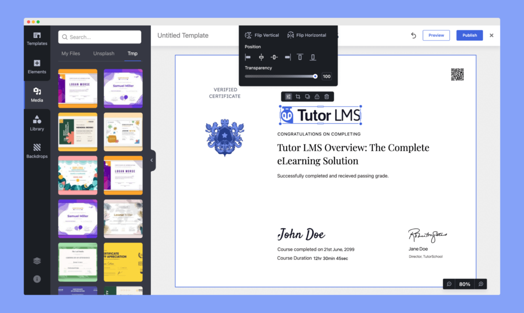 How to Design Certificates For Your eLearning Courses (Step by Step ...