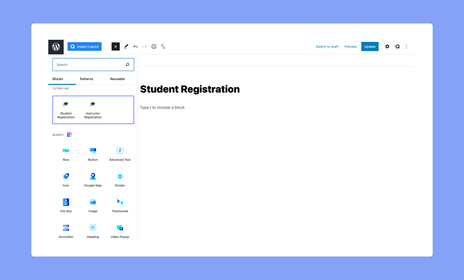 Tutor LMS eLearning Gutenberg Blocks