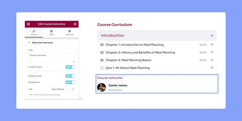 Tutor LMS Elementor Add-on v2.0.2: Improved Course Curriculum ...