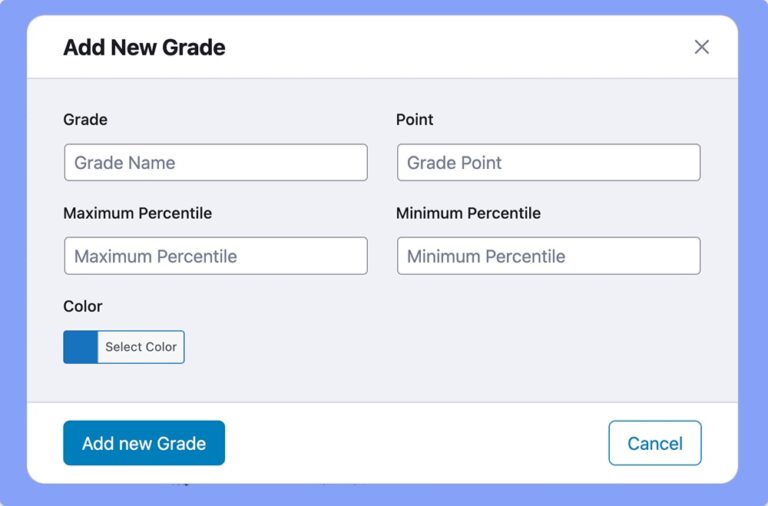 How to Create a Custom Grading Scale in Tutor LMS | Tutor LMS