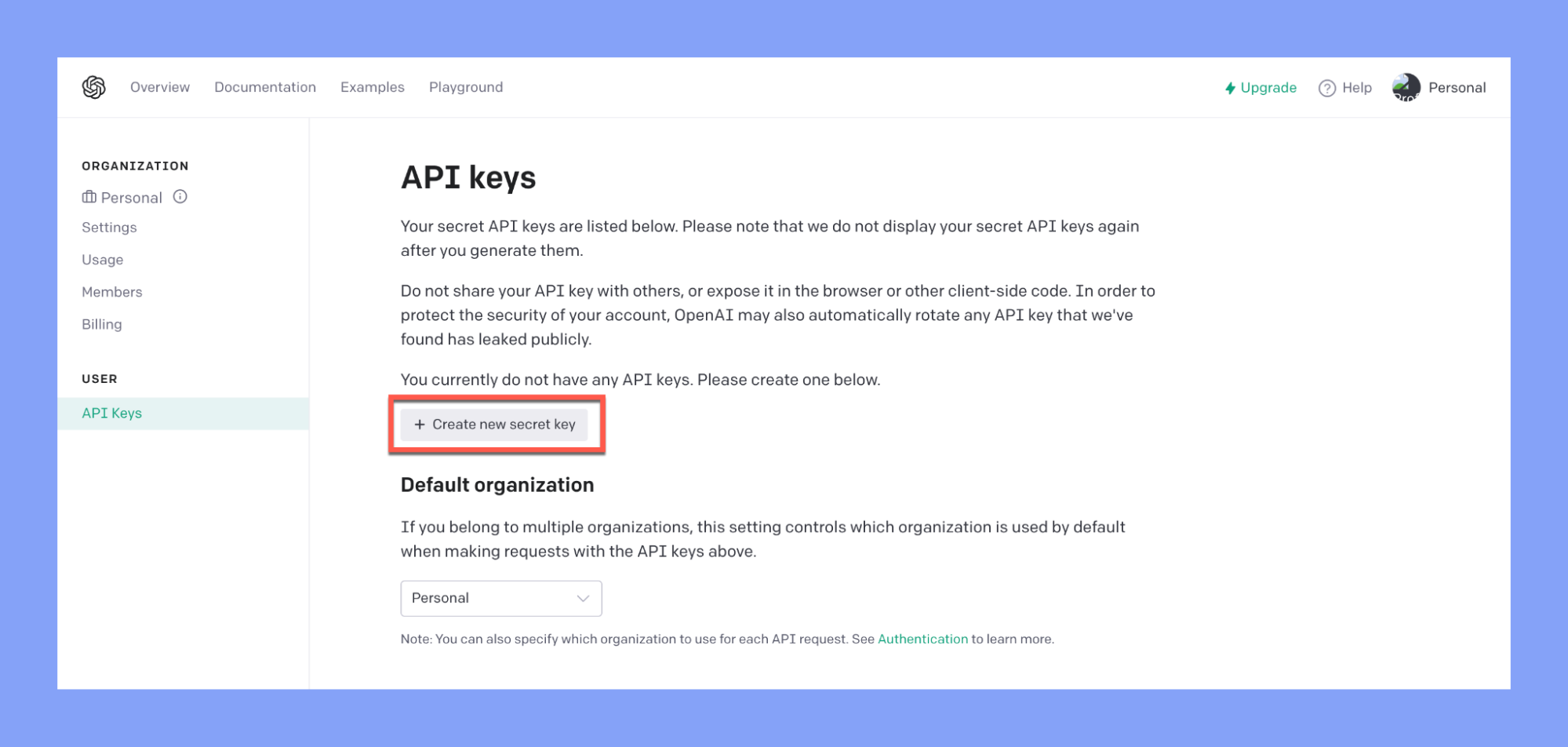 Tutor LMS: ChatGPT API key generation