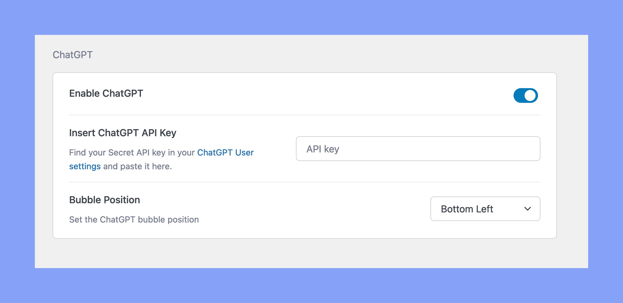 Tutor LMS- ChatGPT Settings