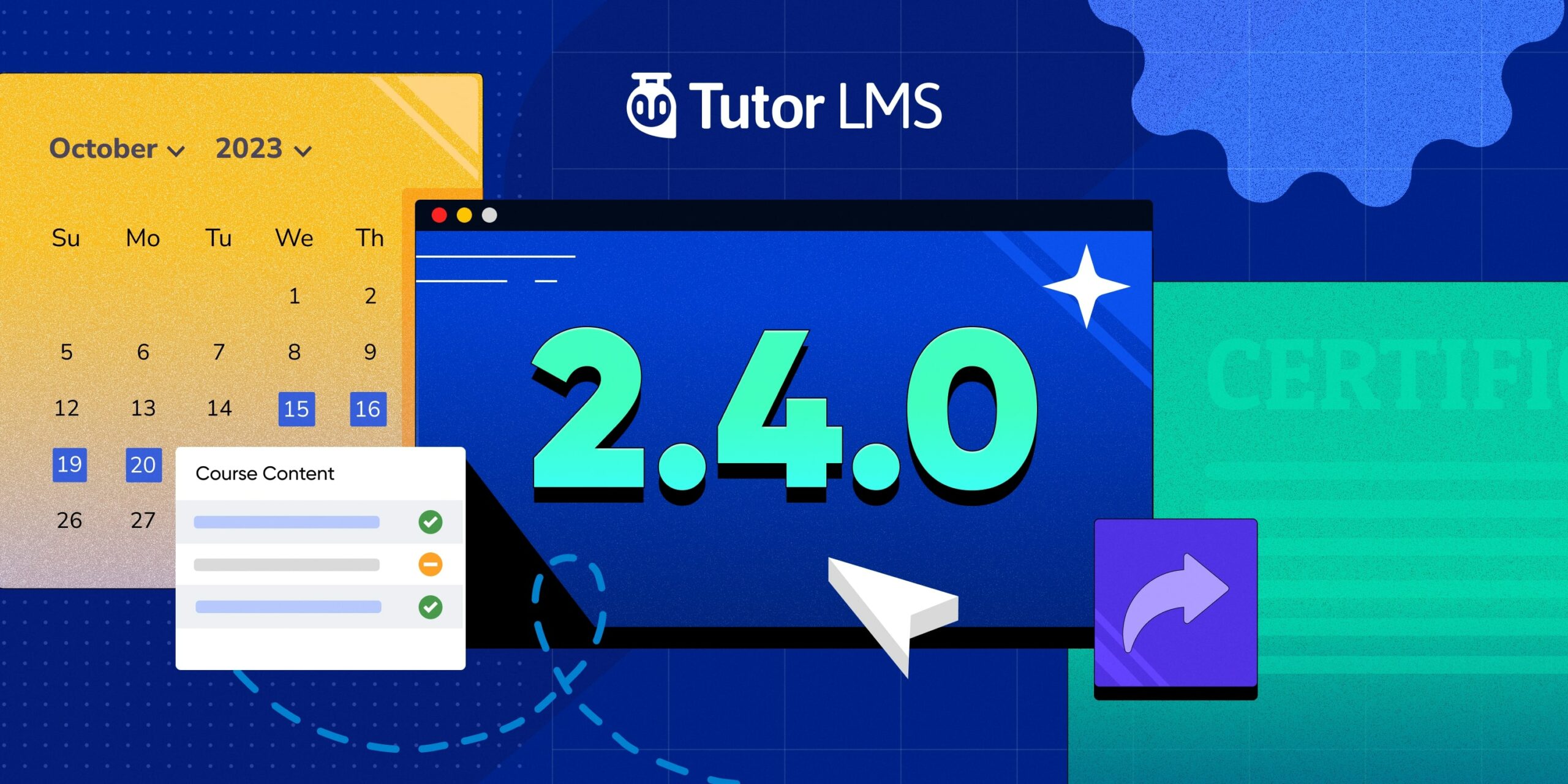 Tutor LMS v2.4.0: Brings Enhancements to Learning Mode, Tutor Calendar, Certificates and More