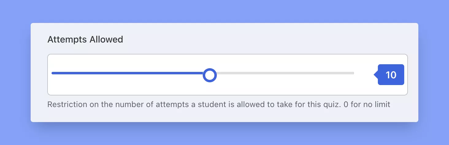 Tutor LMS- Attempts Allowed for Quizzes