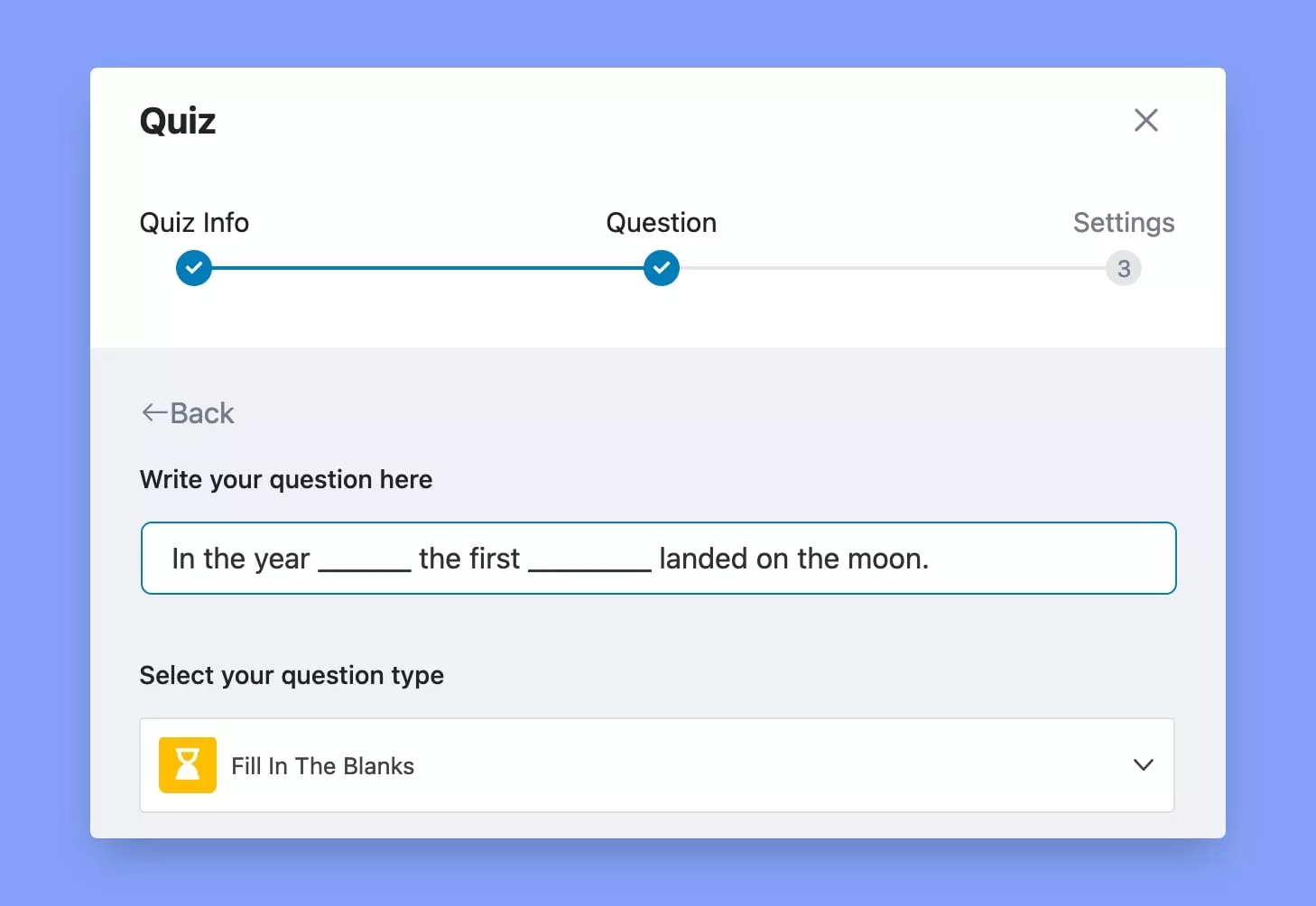 Tutor LMS- How to create a Fill in The Banks Question