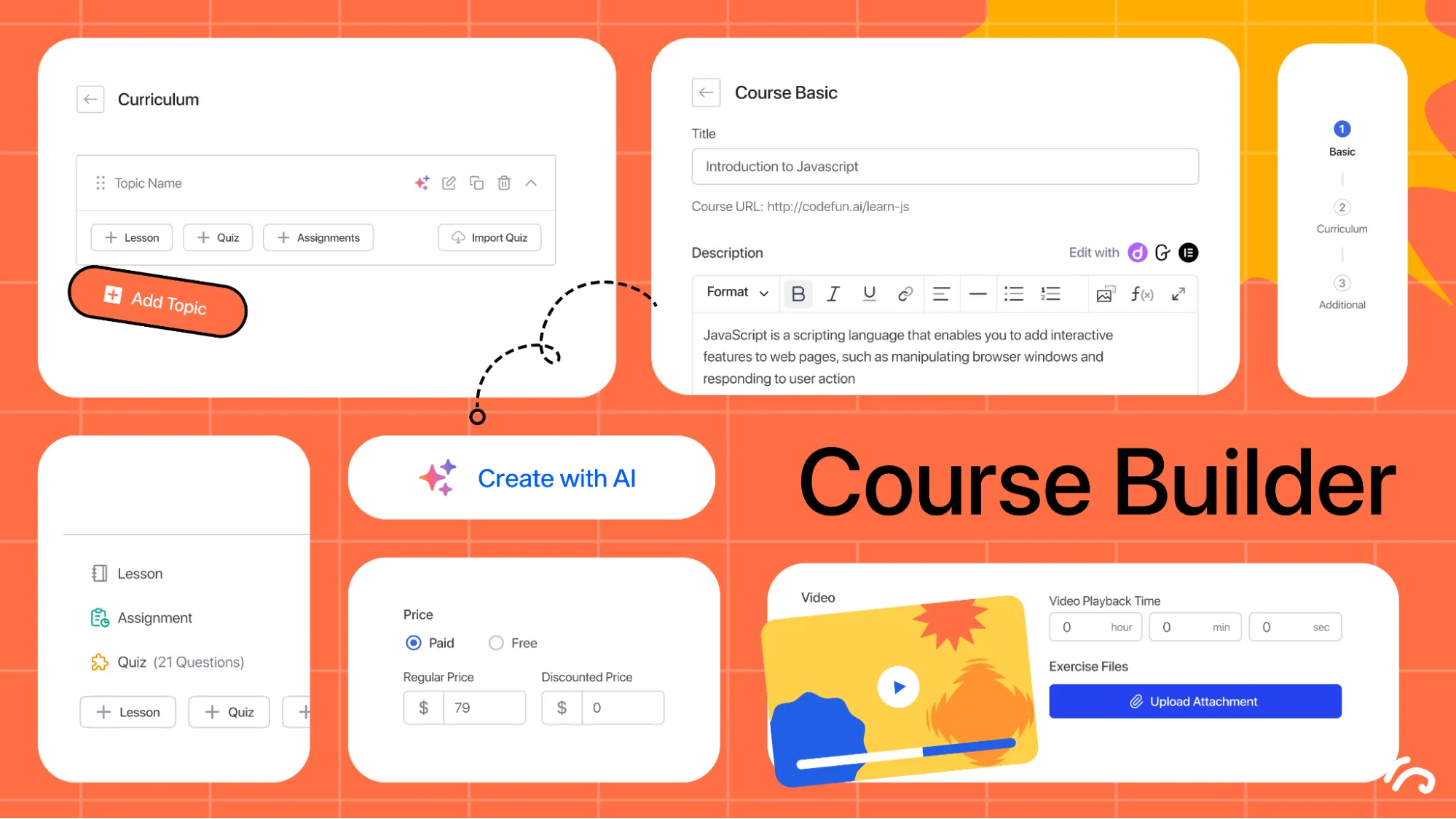 Tutor LMS 3.0 Course Builder Snippet