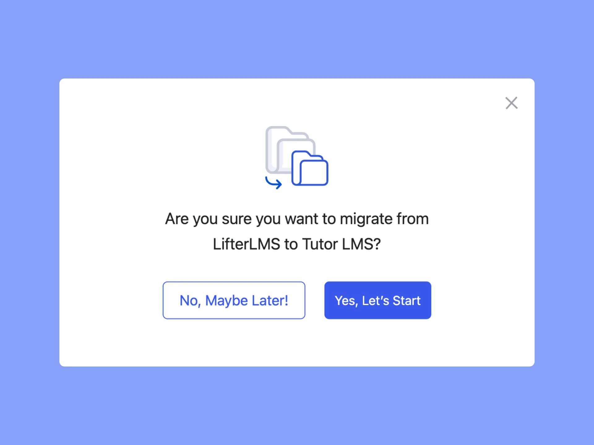 Tutor LMS Migration Confirmation