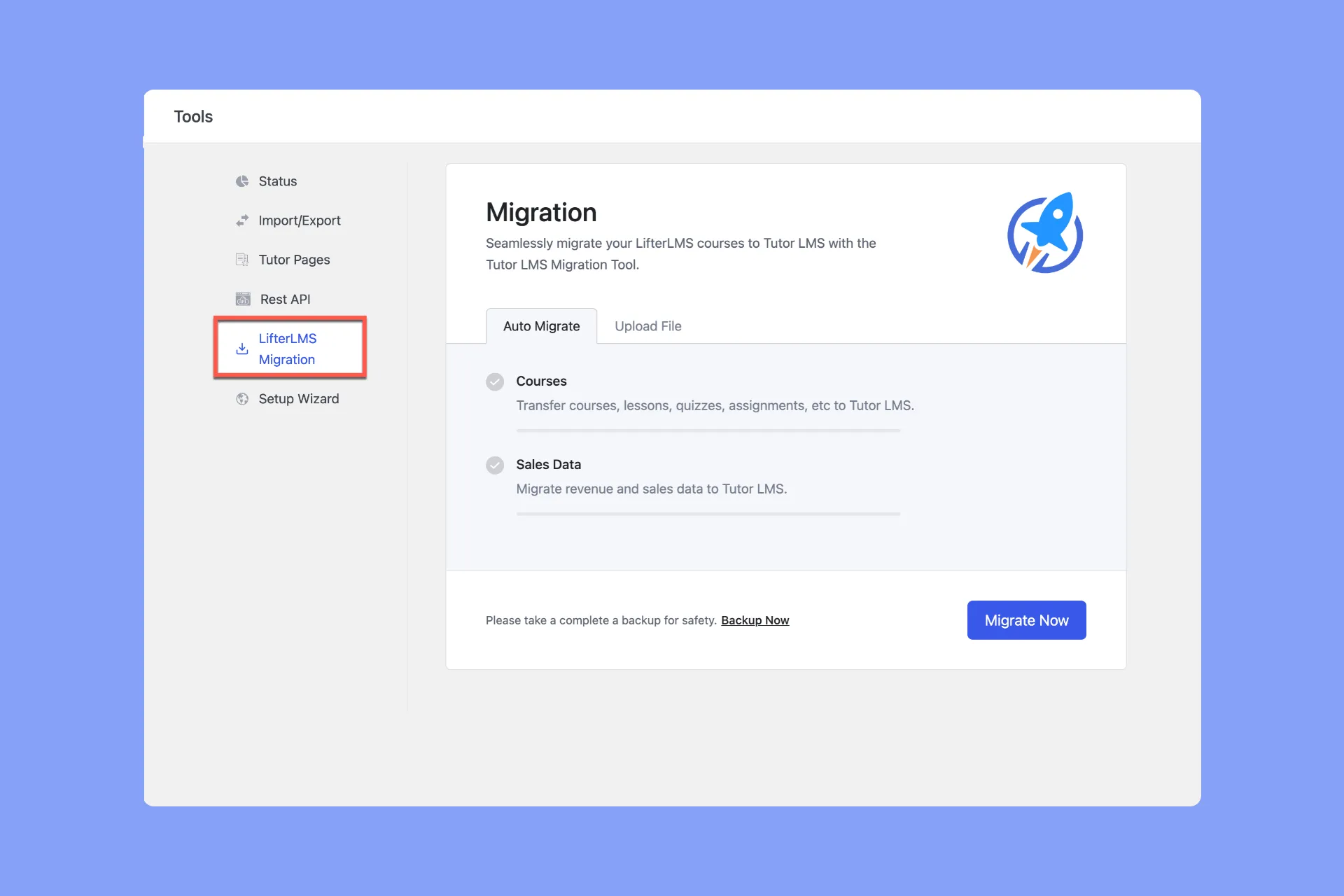 Tutor LMS Migration Tool