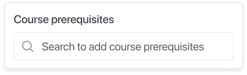 course-prerequisites