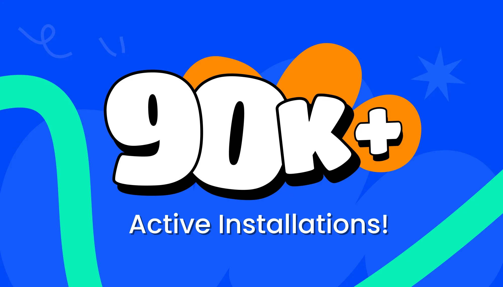 90,000+ Active Installations of Tutor LMS