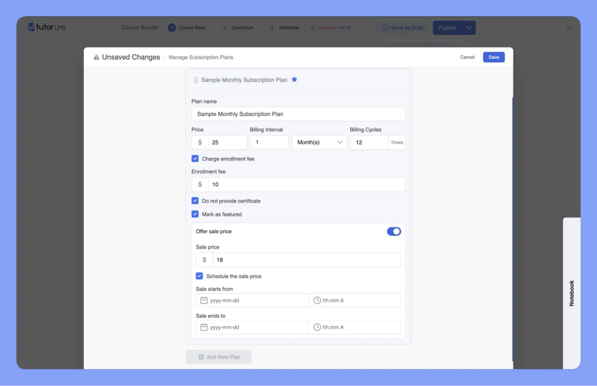 Tutor LMS Payment Configuration