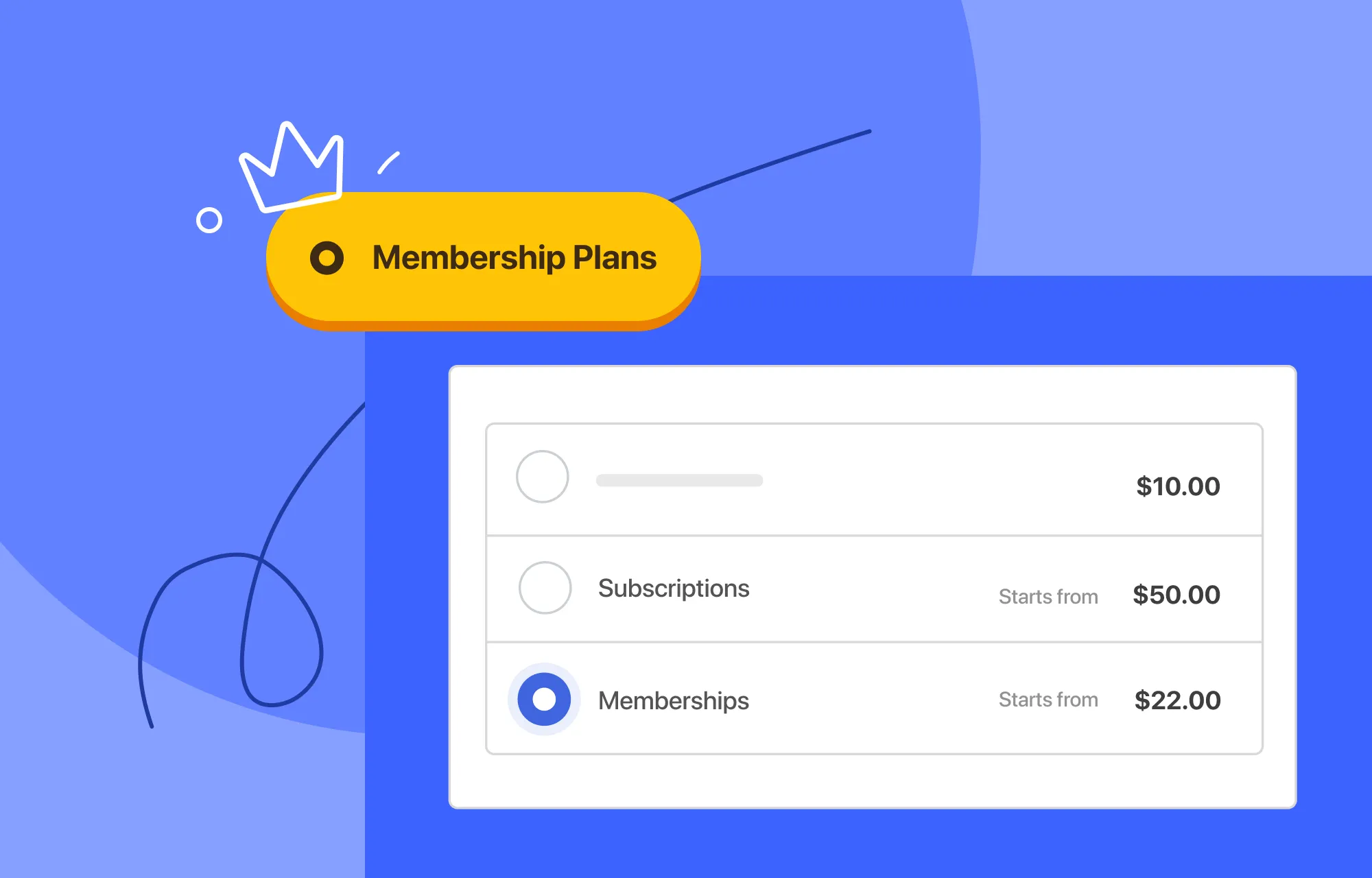 Membership feature of Tutor LMS