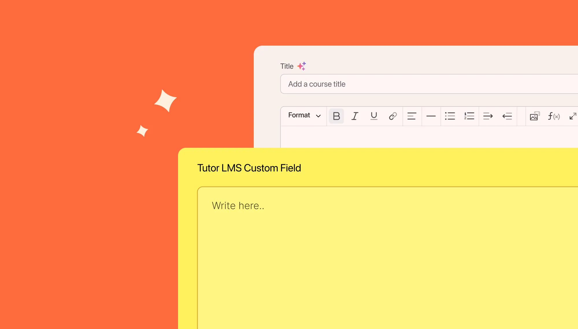 Tutor LMS v3.3.0 custom fields
