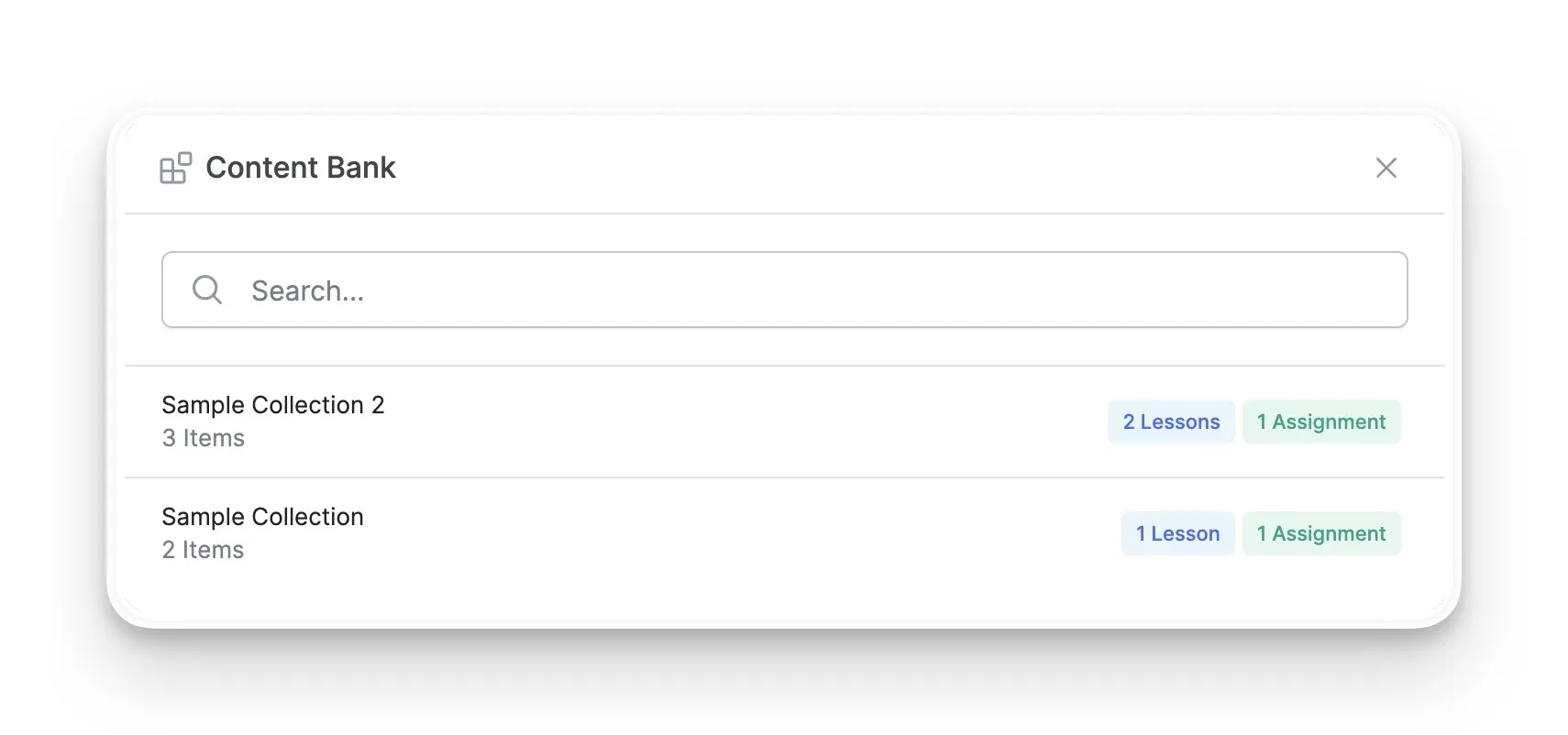 Adding Courses and Assignments from Content Bank Tutor LMS