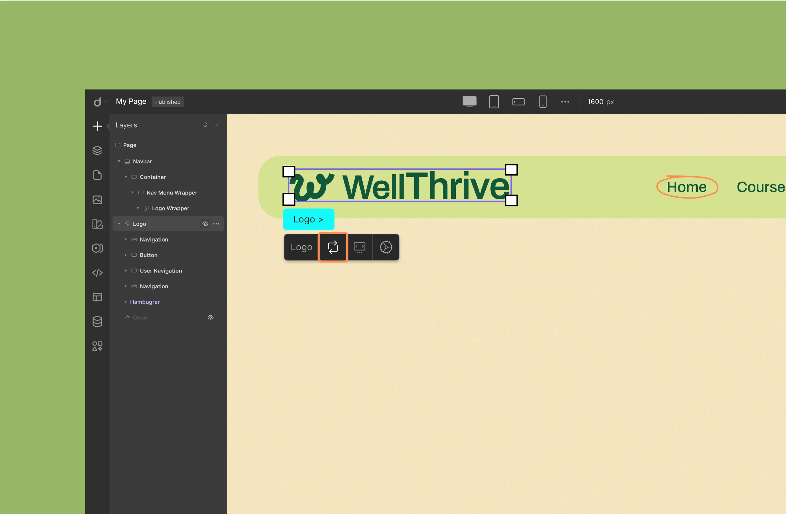 Customize Header & Footer in WellThrive
