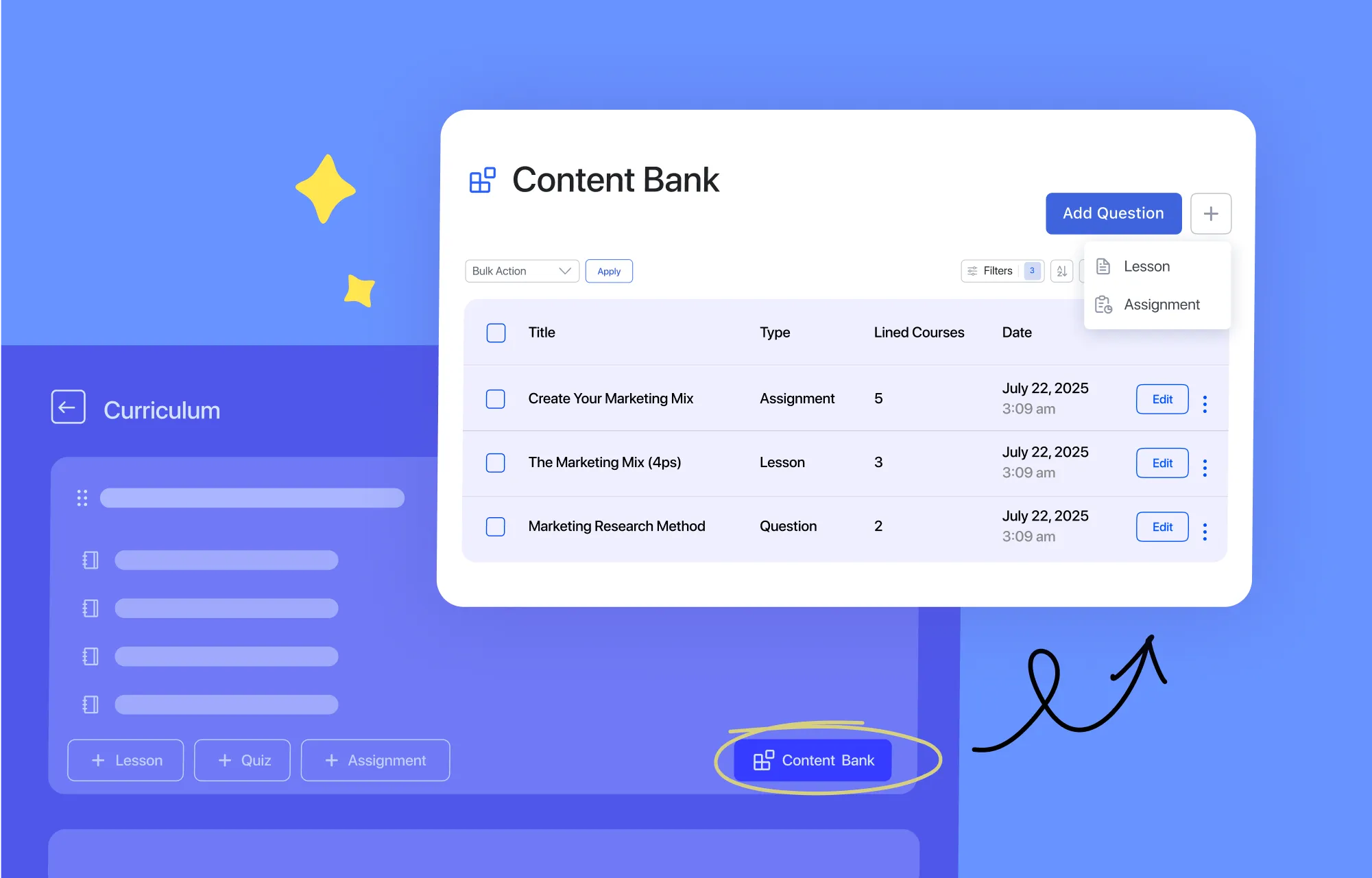 Tutor LMS v3.7.0 content bank