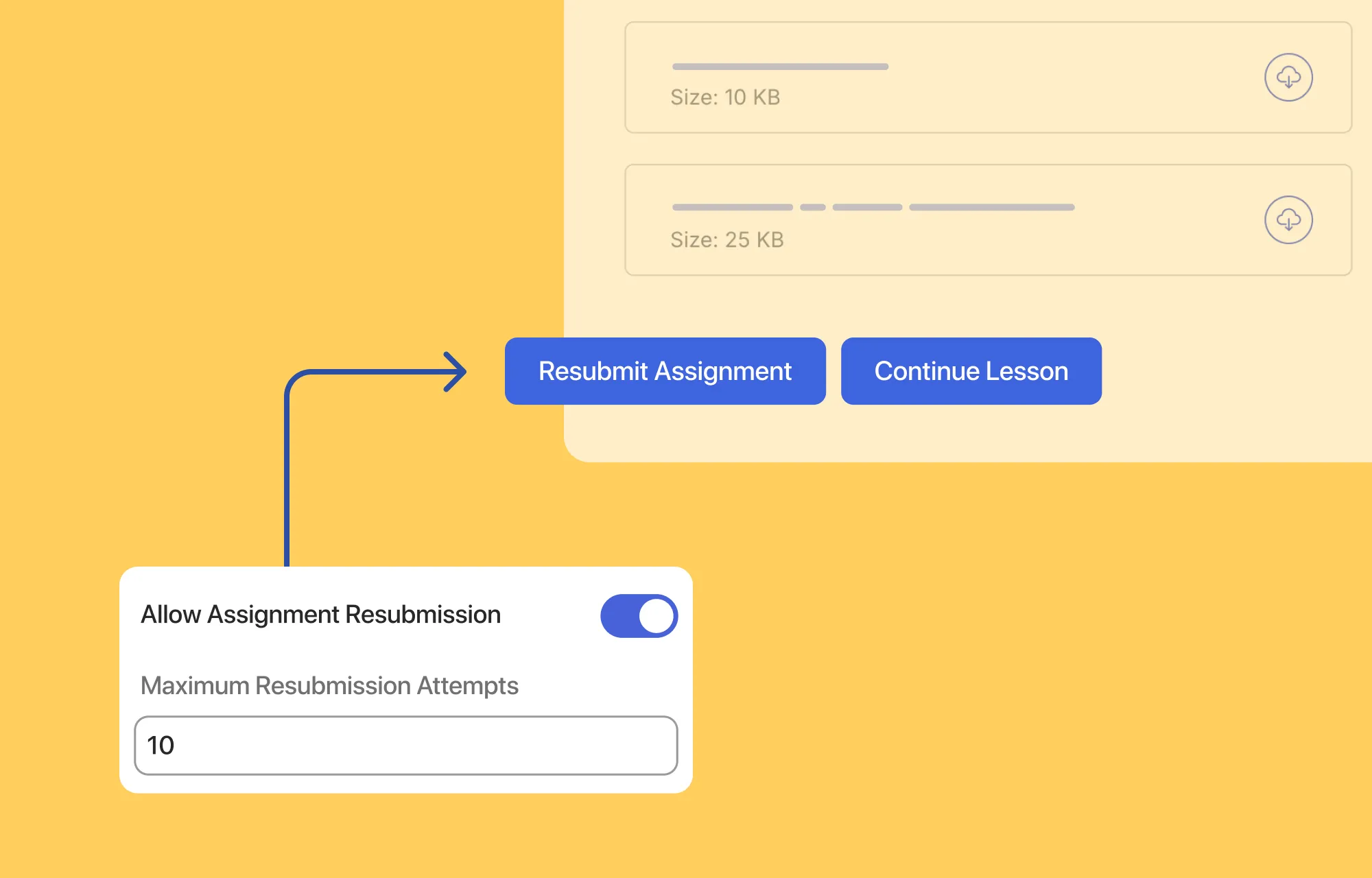 Tutor LMS v3.8.2 resubmit assignments