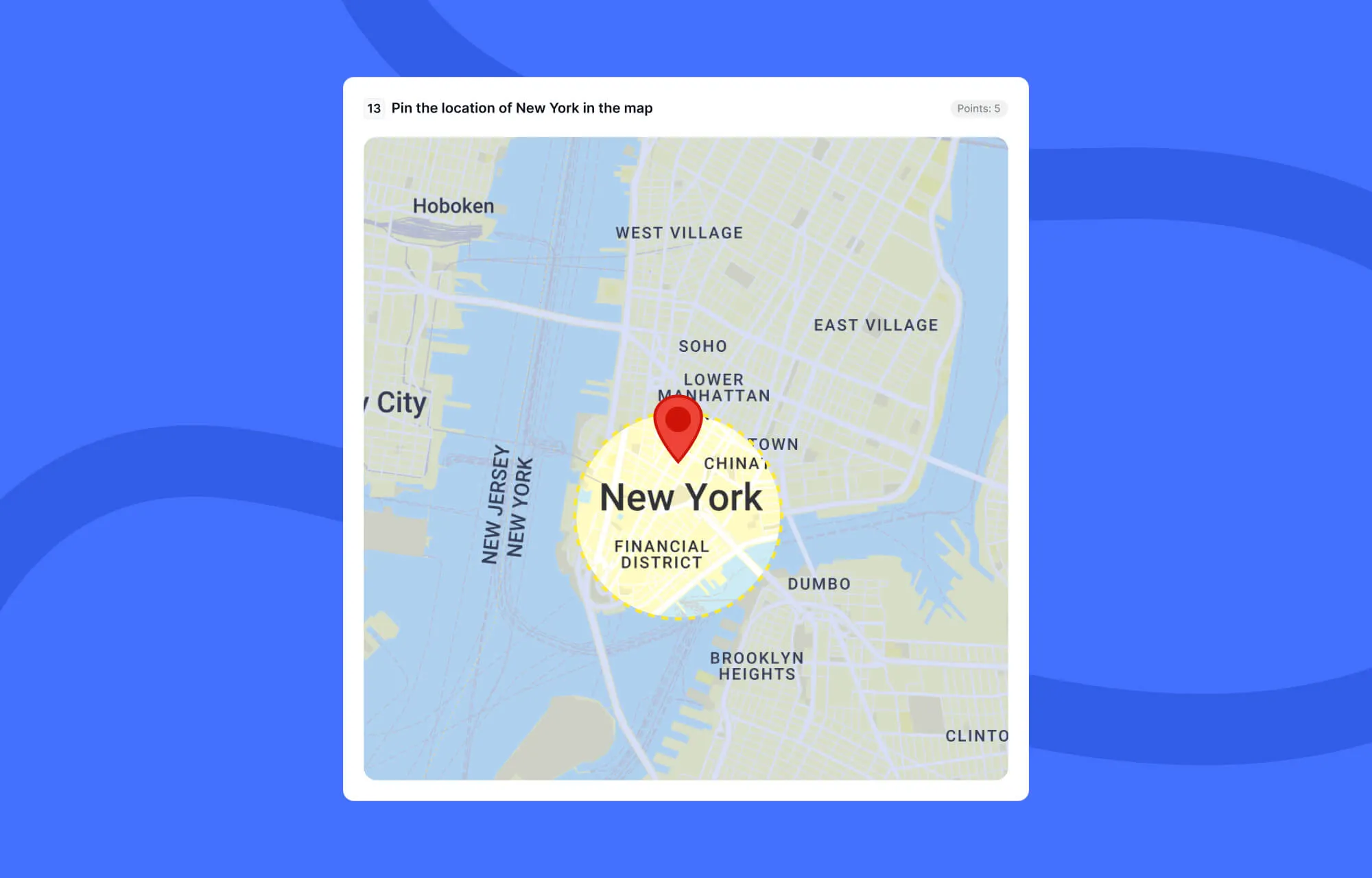 New Quiz Type in Tutor LMS - Pin Map