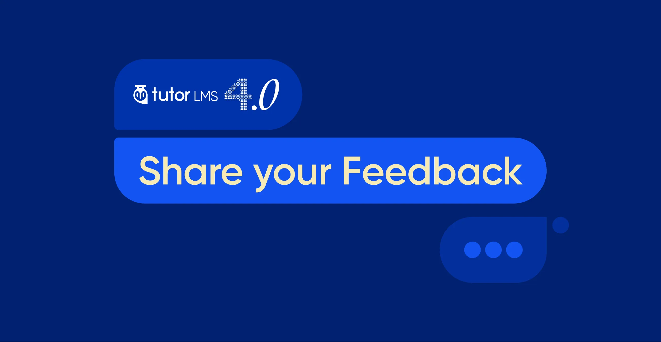 Share your feedback