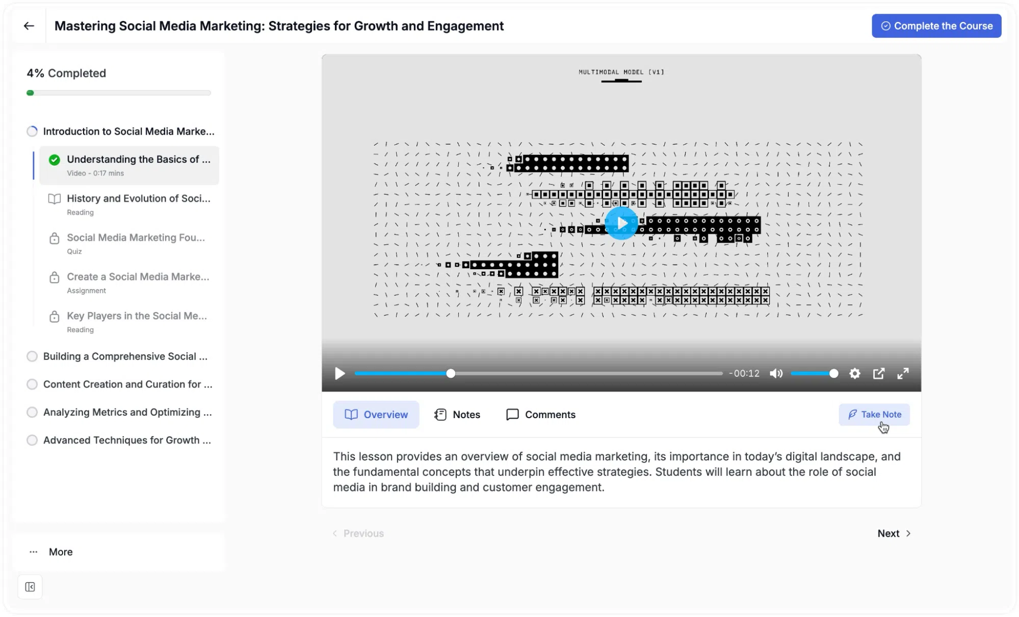 Creating a Timestamped Video Note