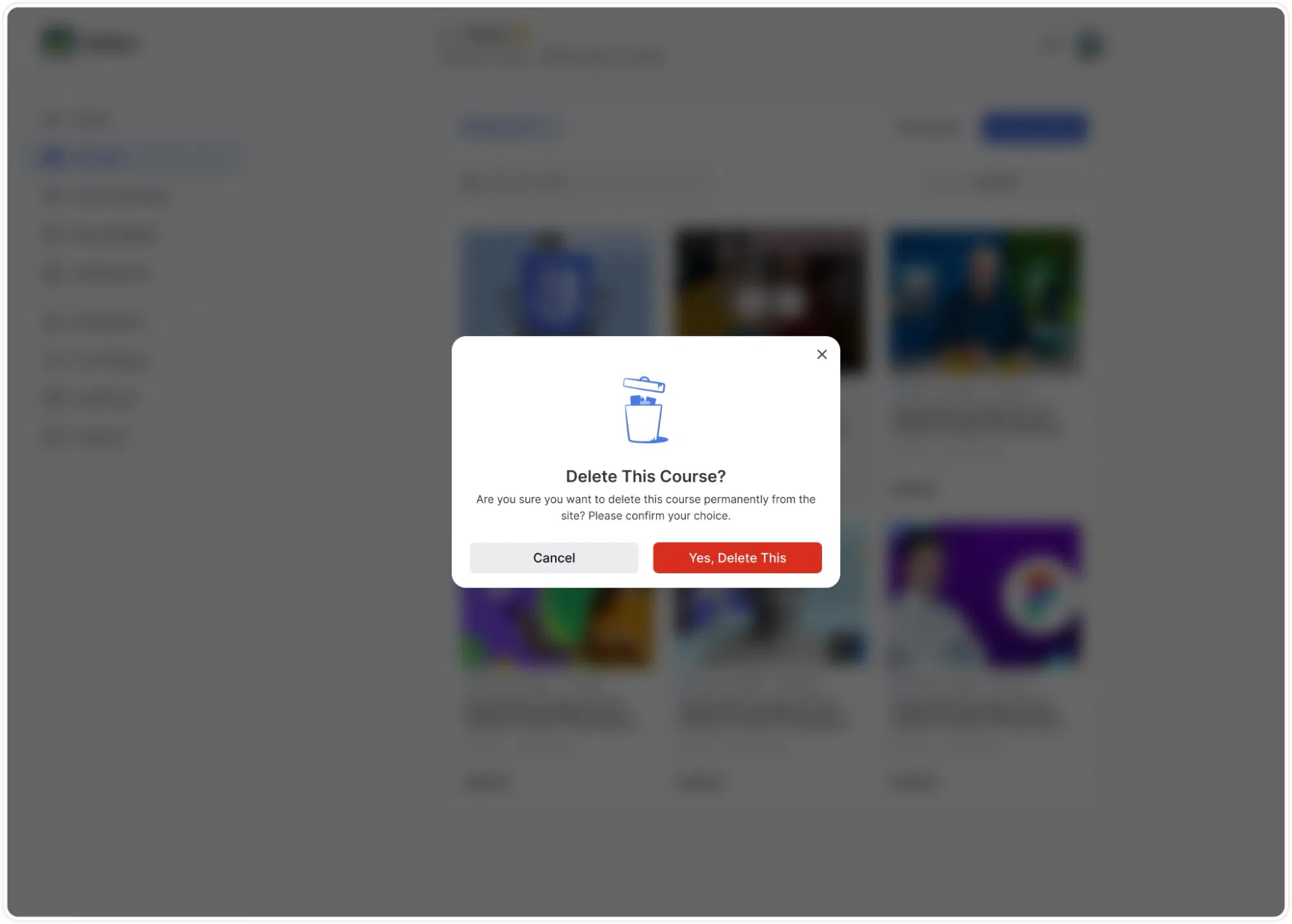Easily Delete Outdated Online Courses