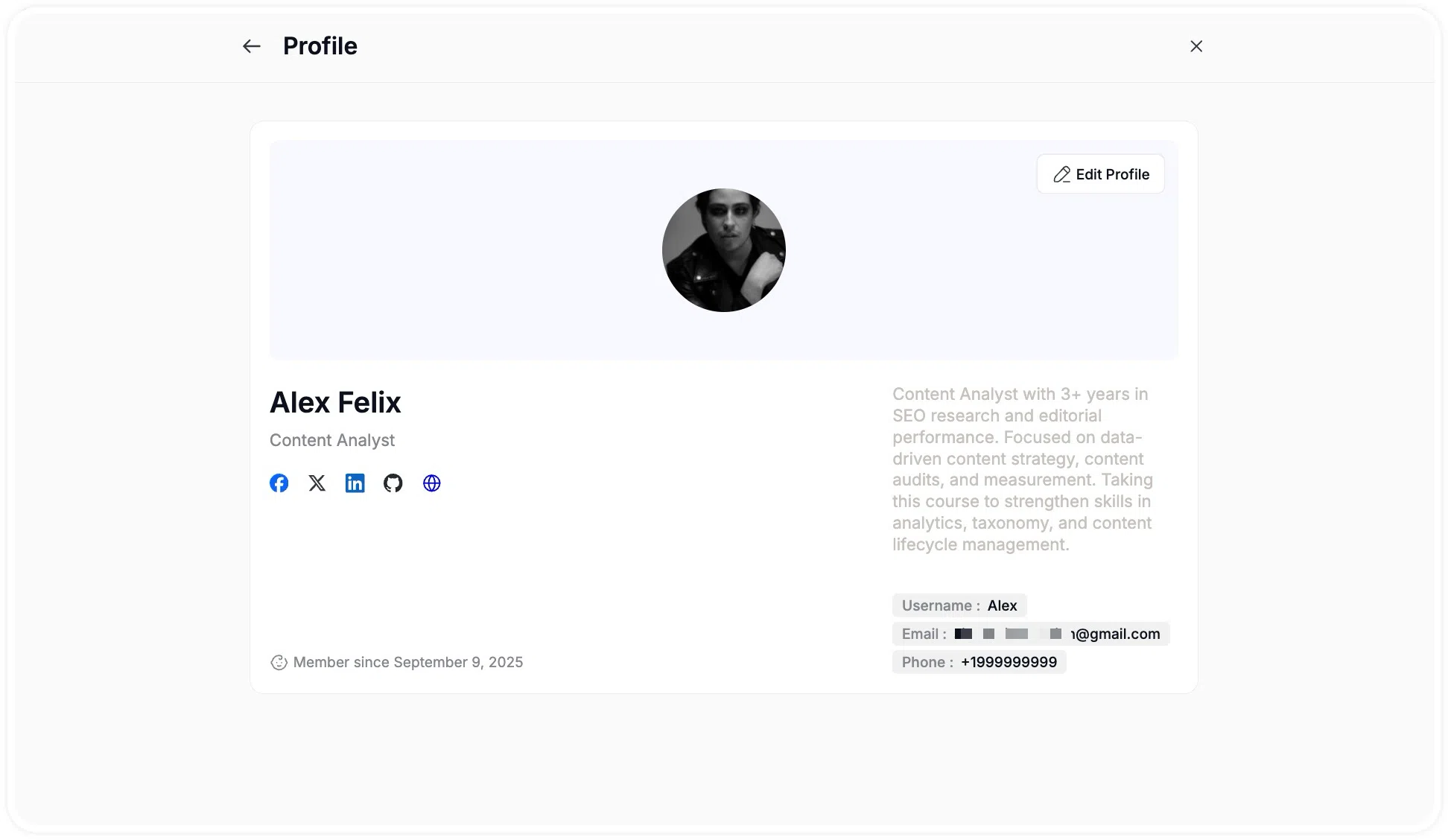 Leaner Profile Overview