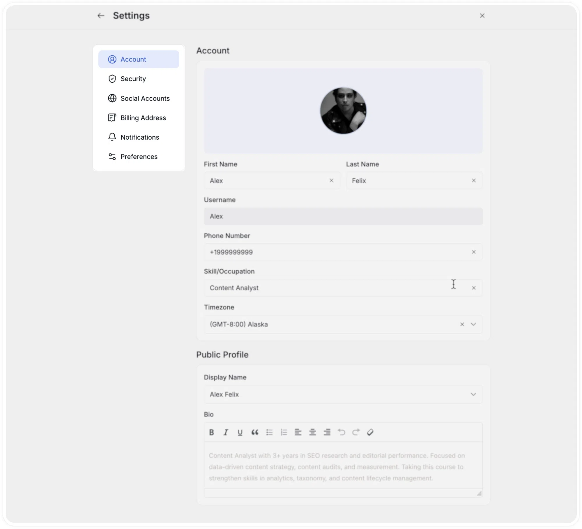 Tutor LMs Learner Dashboard Settings
