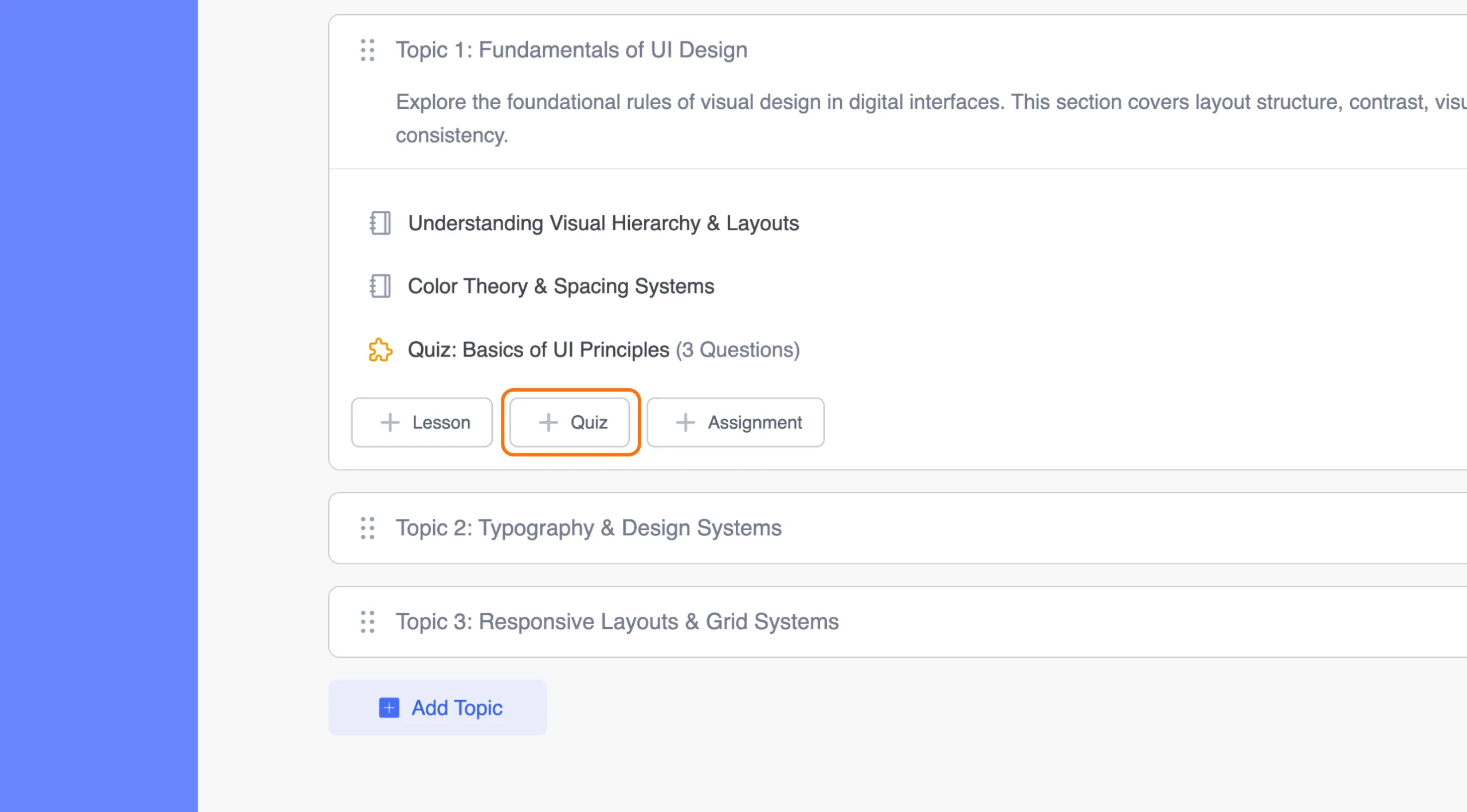 Tutor LMS Create a New Quiz
