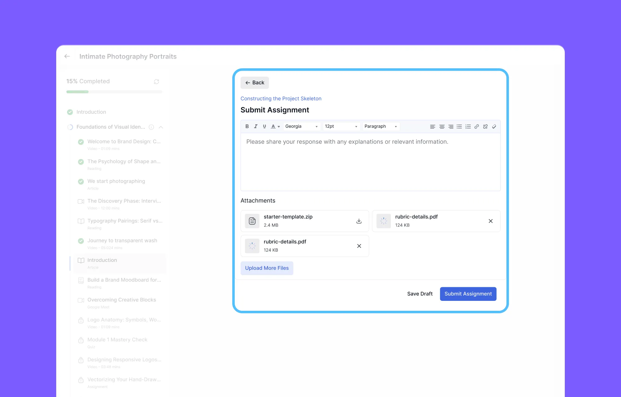 How the Assignment Experience Works in Tutor LMS