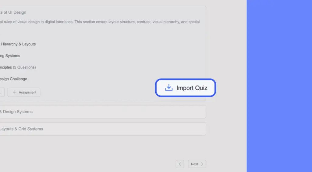 Import Tutor LMS quizzes