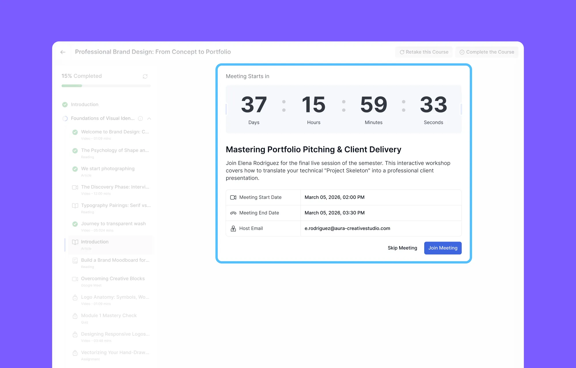 Joining Live Classes in Tutor LMS (Zoom and Google Meet)