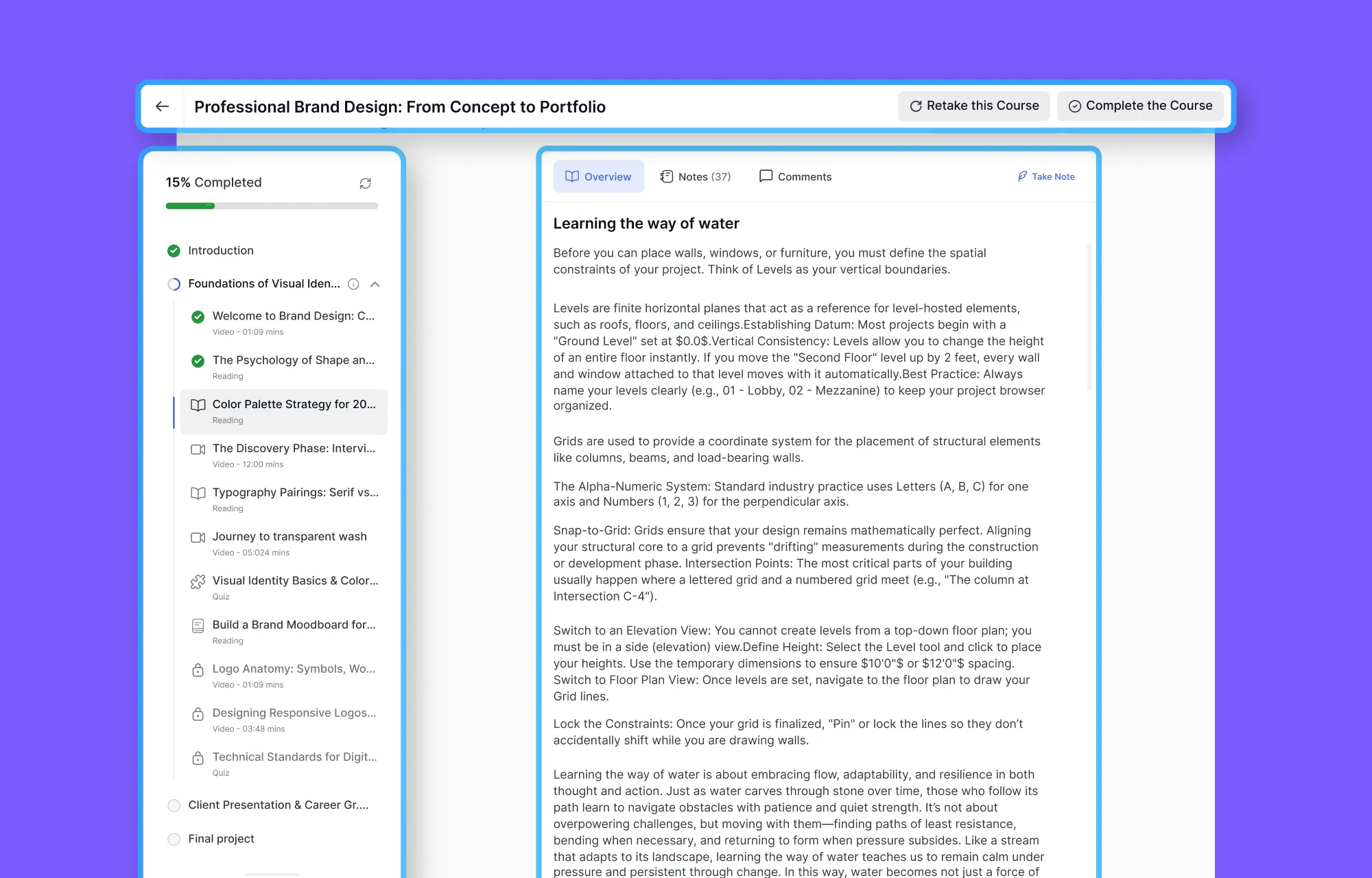 Learning Experience Overview Image for Tutor LMS