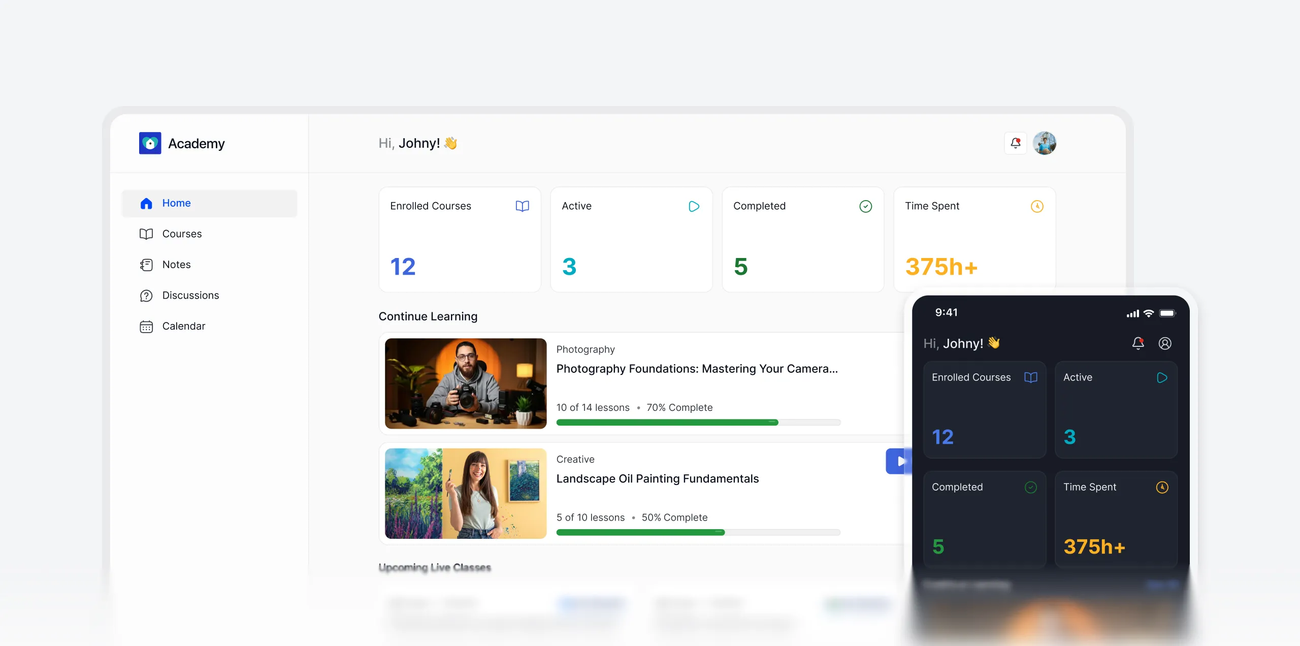 desktop-and-mobile-dashboard-modern-mode-showing-courses-and-learning-stats-2