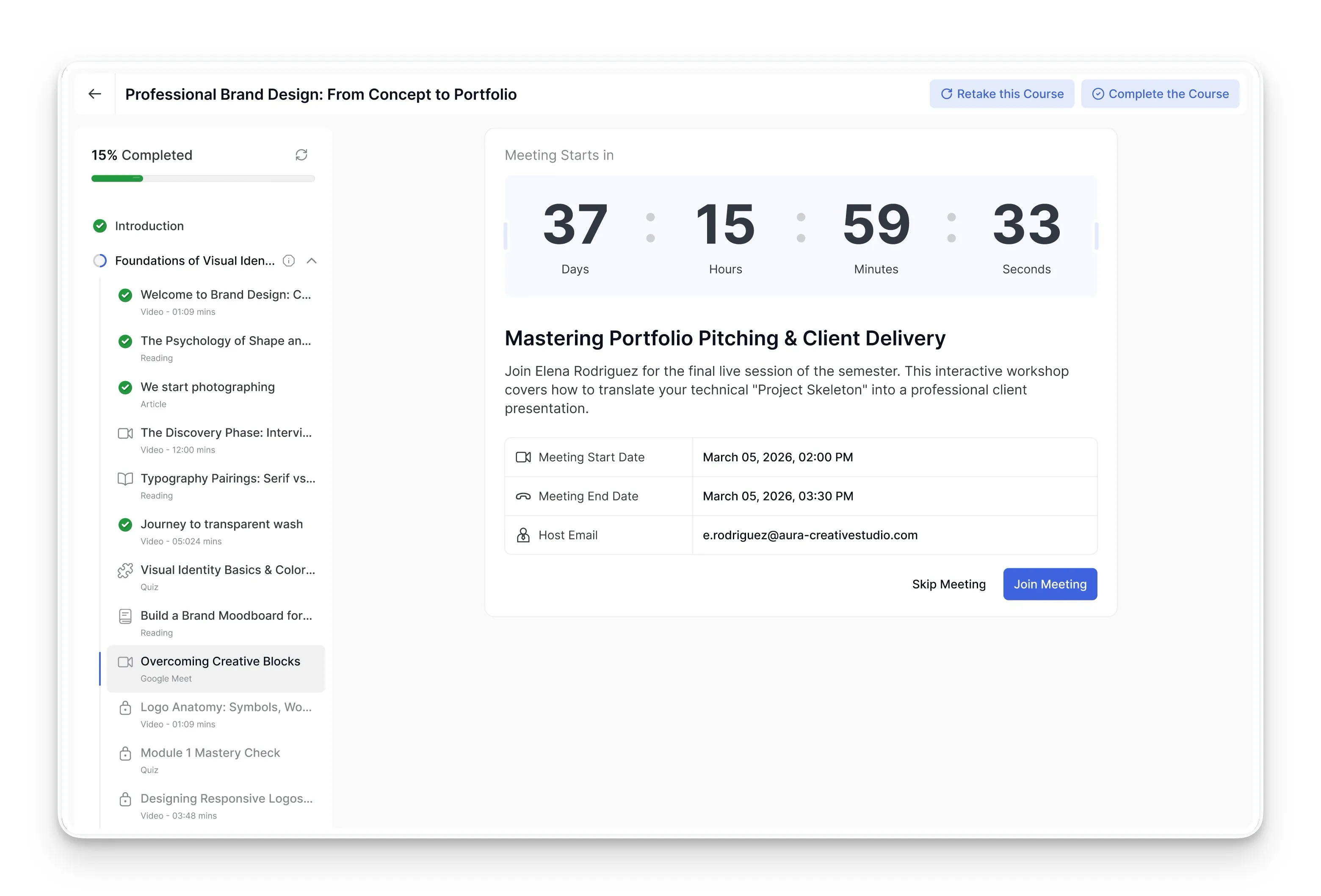 Live Classes Tutor LMS