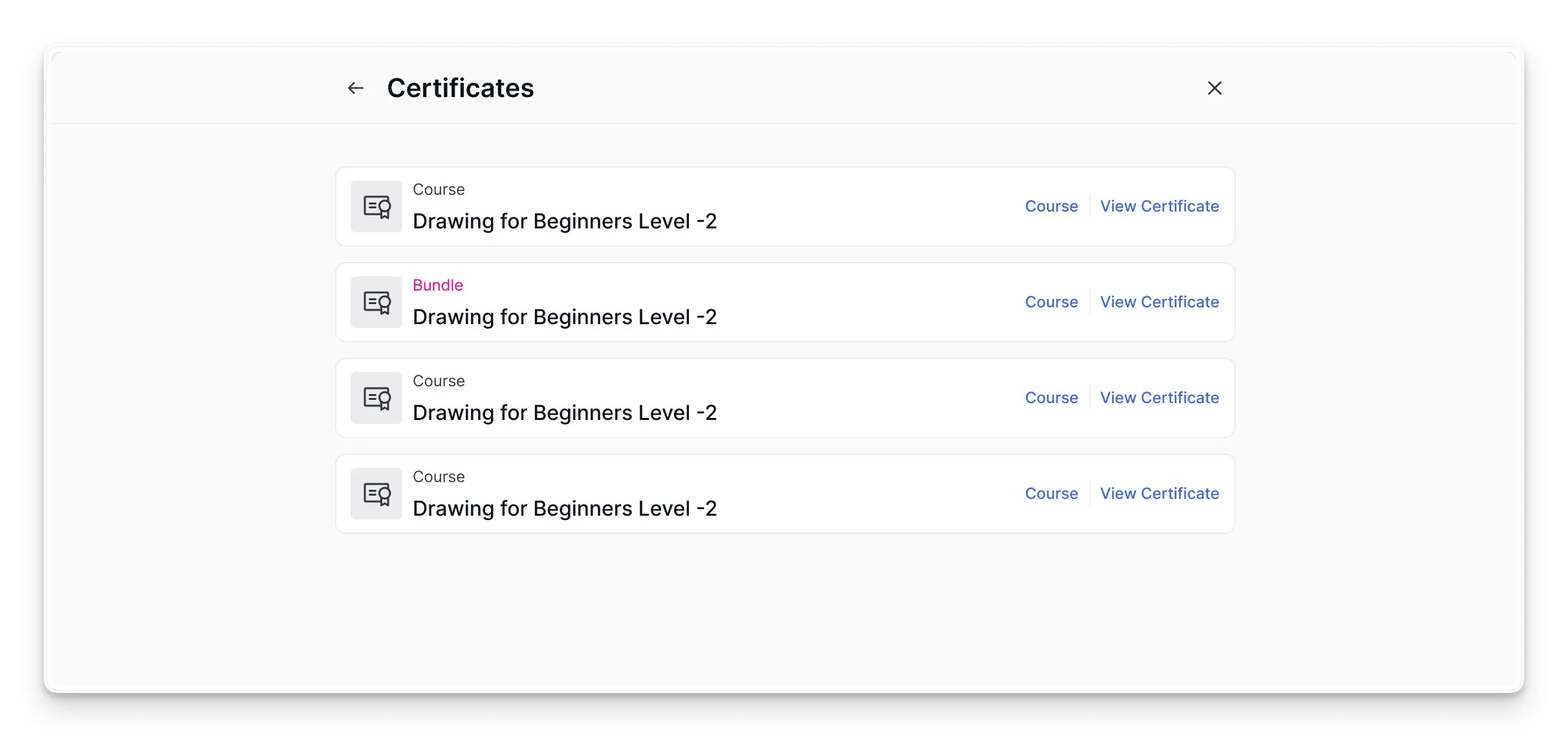 Tutor LMS Student Dashboard Certificate Archive