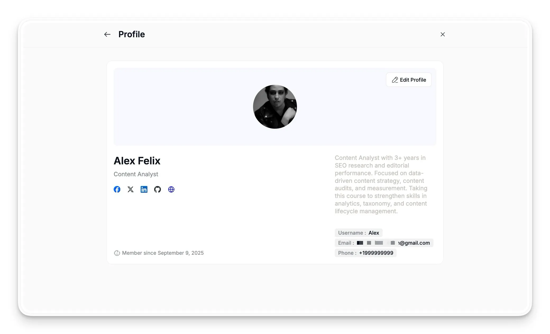 Tutor LMs Learner Profile