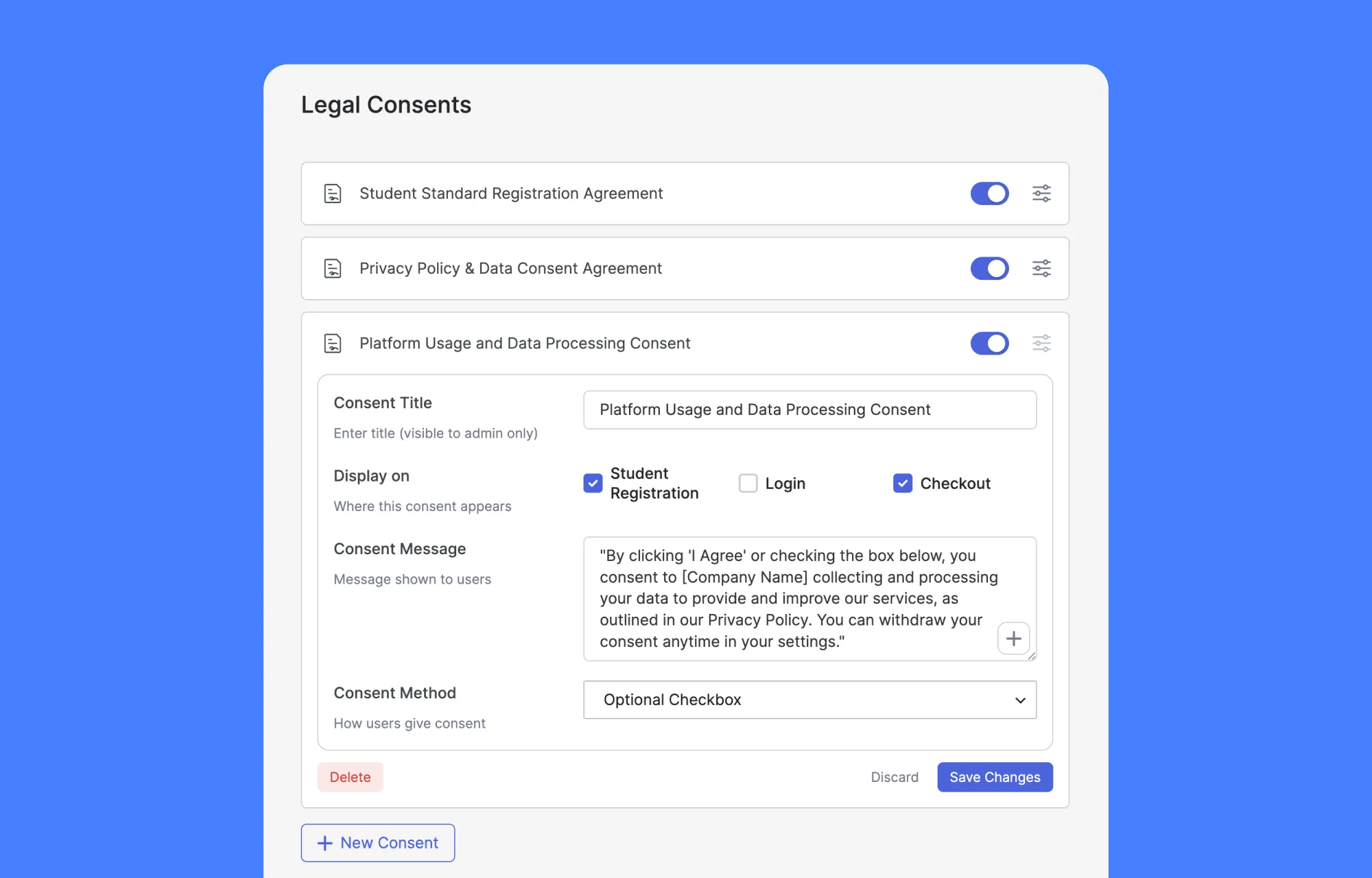 Step 5_ Saving and Managing Consent Rules