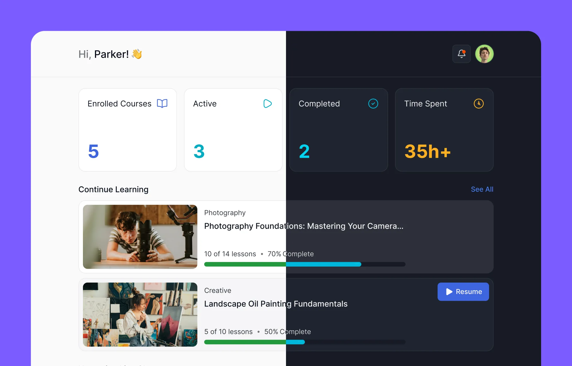 Dark Mode & Theme Control